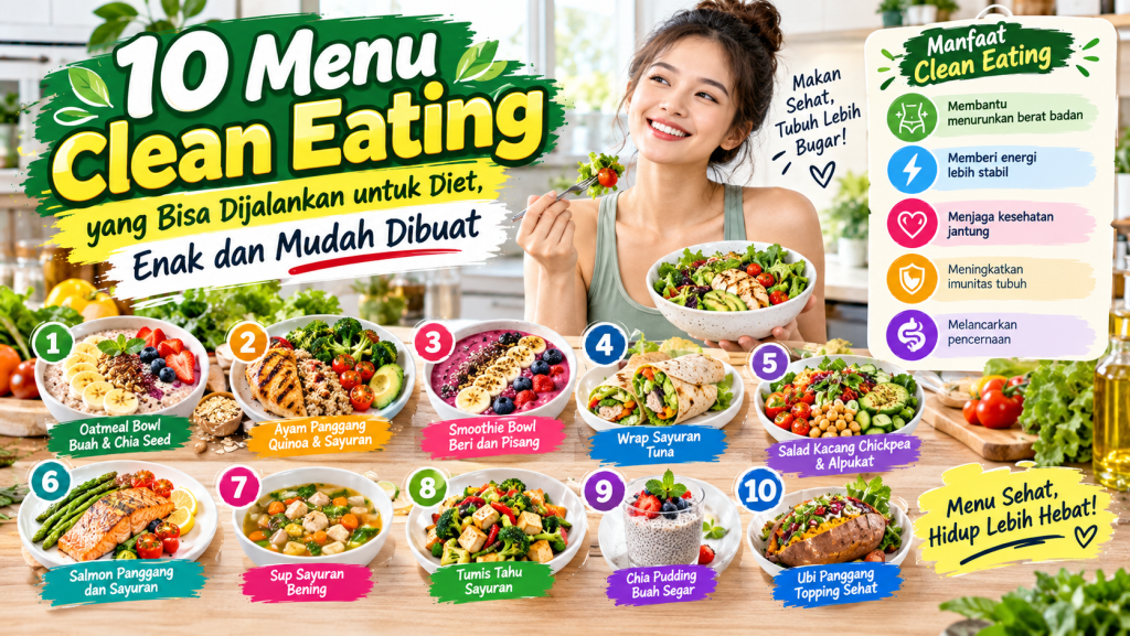 menu clean eating untuk diet