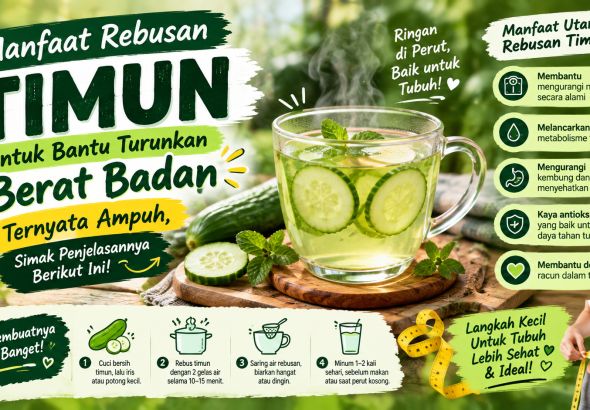 manfaat rebusan timun untuk menurunkan berat badan