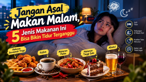 Awas! 5 Makanan yang Sebaiknya Tidak Dikonsumsi Menjelang Tidur