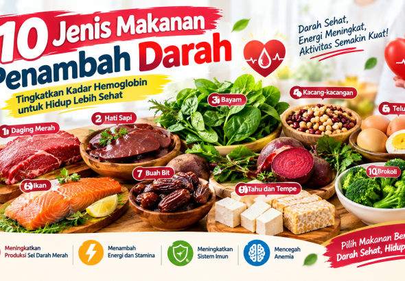 makanan penambah darah
