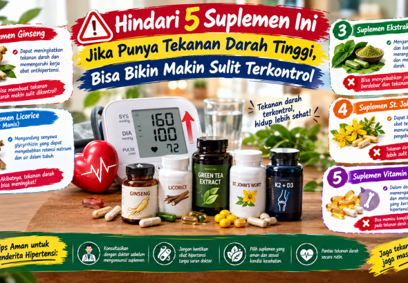 suplemen untuk penderita tekanan darah tinggi