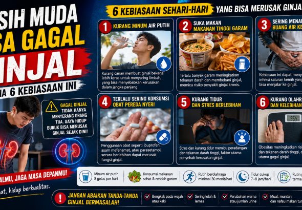 kebiasaan penyebab gagal ginjal
