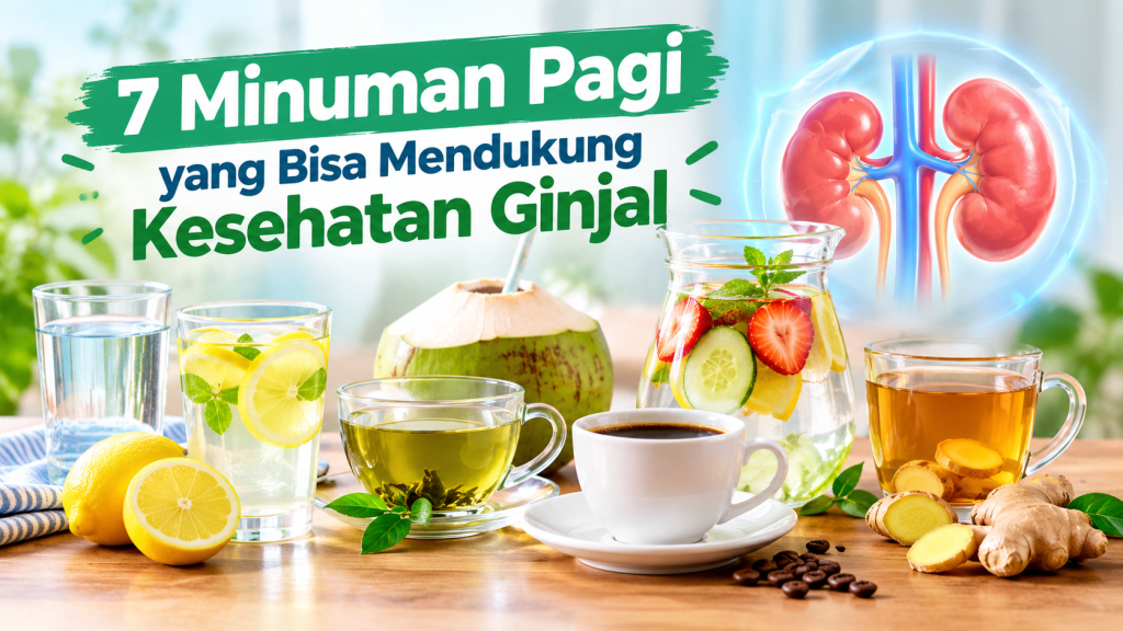 minuman pagi untuk kesehatan ginjal