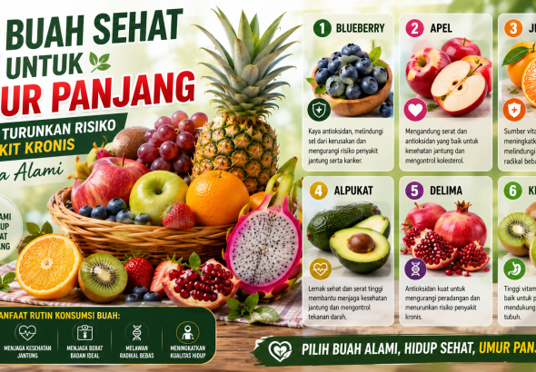 buah sehat untuk umur panjang