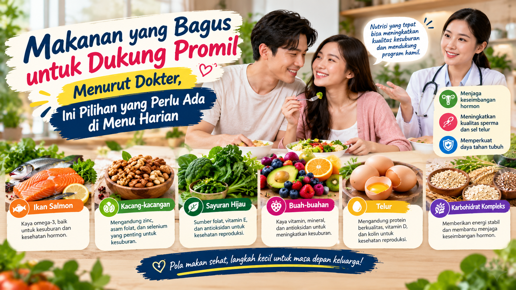 makanan yang bagus untuk promil
