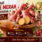 Jahe Merah Punya 4 Manfaat untuk Kesehatan, Begini Cara Konsumsinya