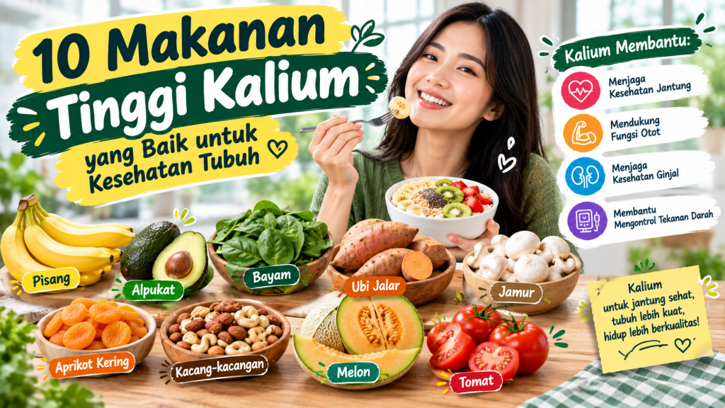 makanan tinggi kalium