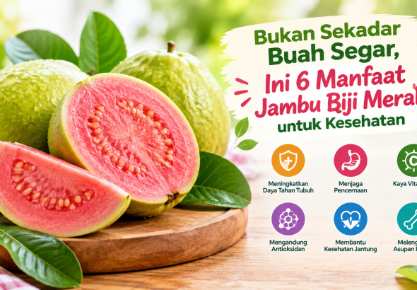 6 Manfaat Jambu Biji Merah yang Sayang Dilewatkan, Kaya Vitamin C dan Serat