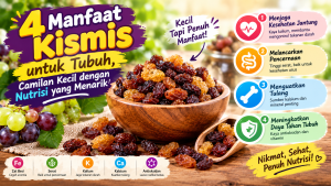 Bukan Sekadar Camilan, Kismis Ternyata Punya 4 Manfaat Luar Biasa