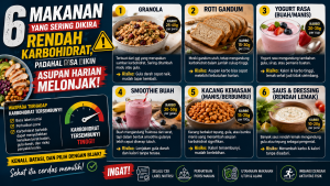makanan rendah karbohidrat