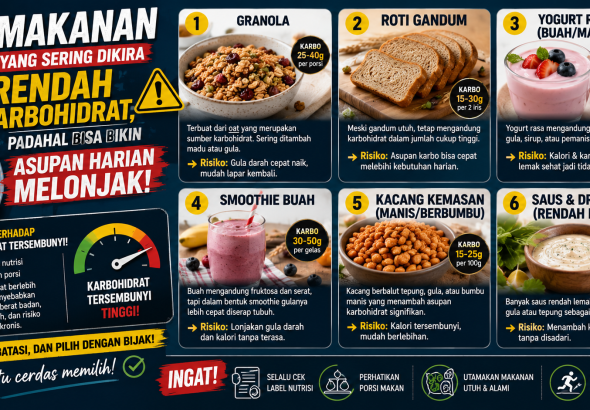 makanan rendah karbohidrat