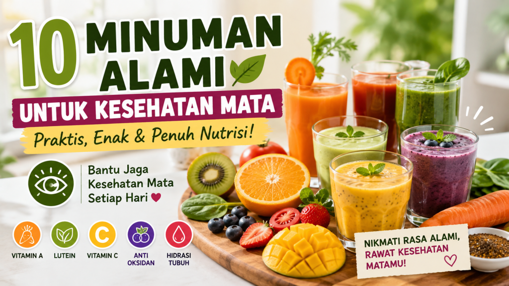 minuman alami untuk kesehatan mata