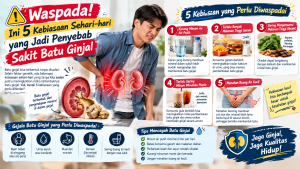 kebiasaan penyebab batu ginjal