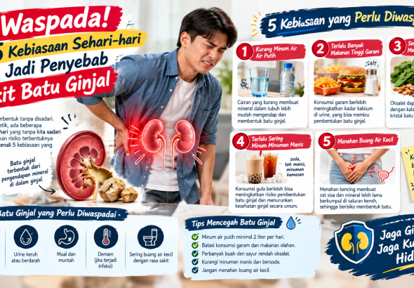 kebiasaan penyebab batu ginjal