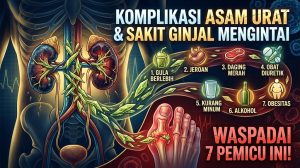 Asam Urat Tinggi Bisa Ganggu Ginjal? Kenali Penyebab dan Komplikasinya