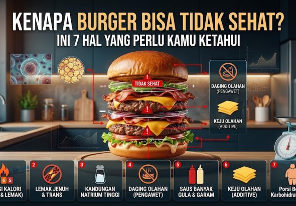 Burger Terlihat Bergizi, tetapi Benarkah Baik untuk Tubuh? Ini Faktanya