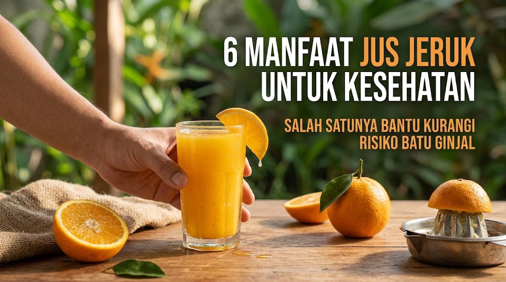 Minum Jus Jeruk Bisa Tekan Risiko Batu Ginjal? Cek 6 Manfaat Minuman Segar Ini