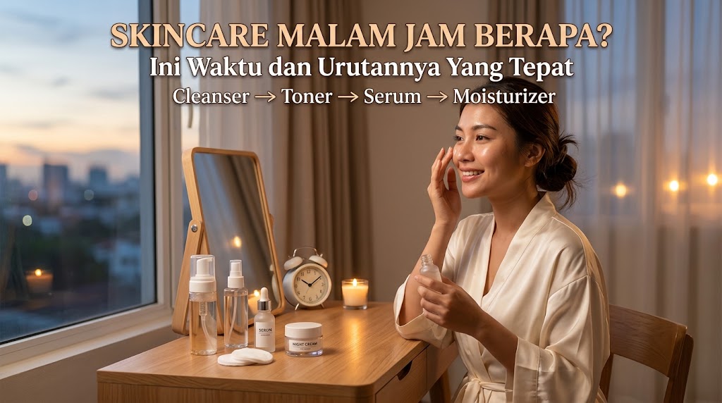 skincare malam jam berapa