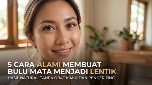 cara alami membuat bulu mata lentik