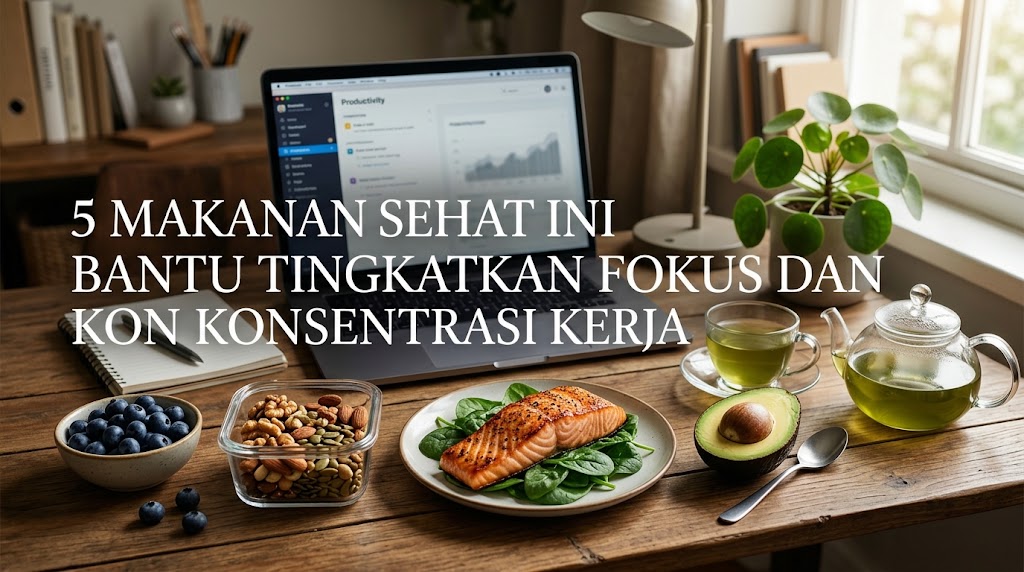 makanan untuk meningkatkan fokus dan konsentrasi Salin keyword utama