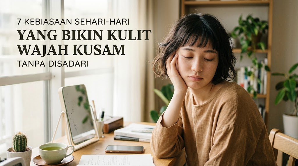 kebiasaan yang bikin kulit wajah kusam