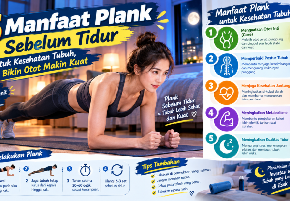 5 Manfaat Plank Sebelum Tidur yang Sayang Dilewatkan, Tubuh Lebih Bugar