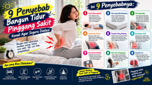 penyebab bangun tidur pinggang sakit