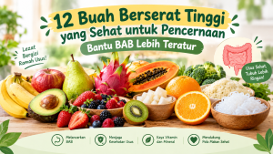 buah berserat tinggi