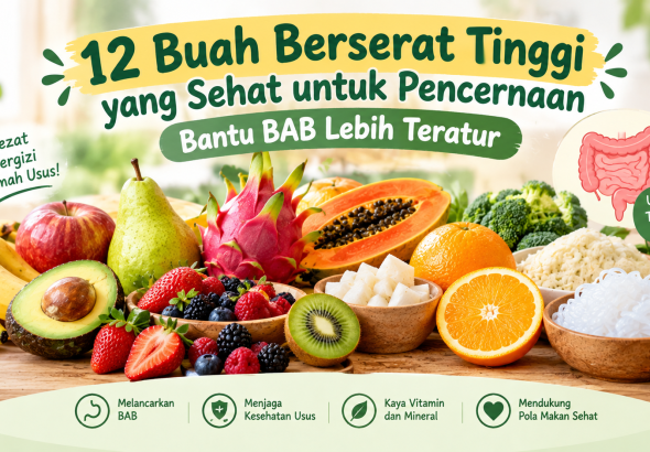 buah berserat tinggi