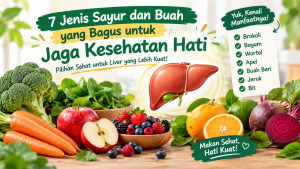 Kenali 7 jenis sayur dan buah untuk kesehatan hati, mulai dari brokoli hingga apel. Simak kandungan gizi dan cara mengonsumsinya dalam menu harian. Salin deskripsi