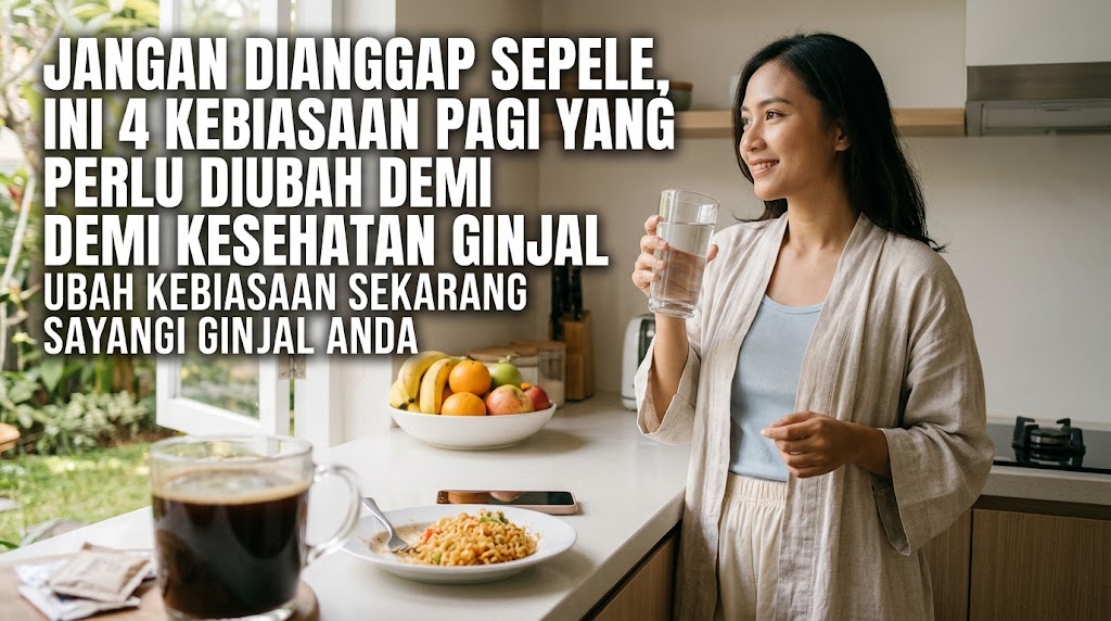 kebiasaan pagi yang merusak ginjal