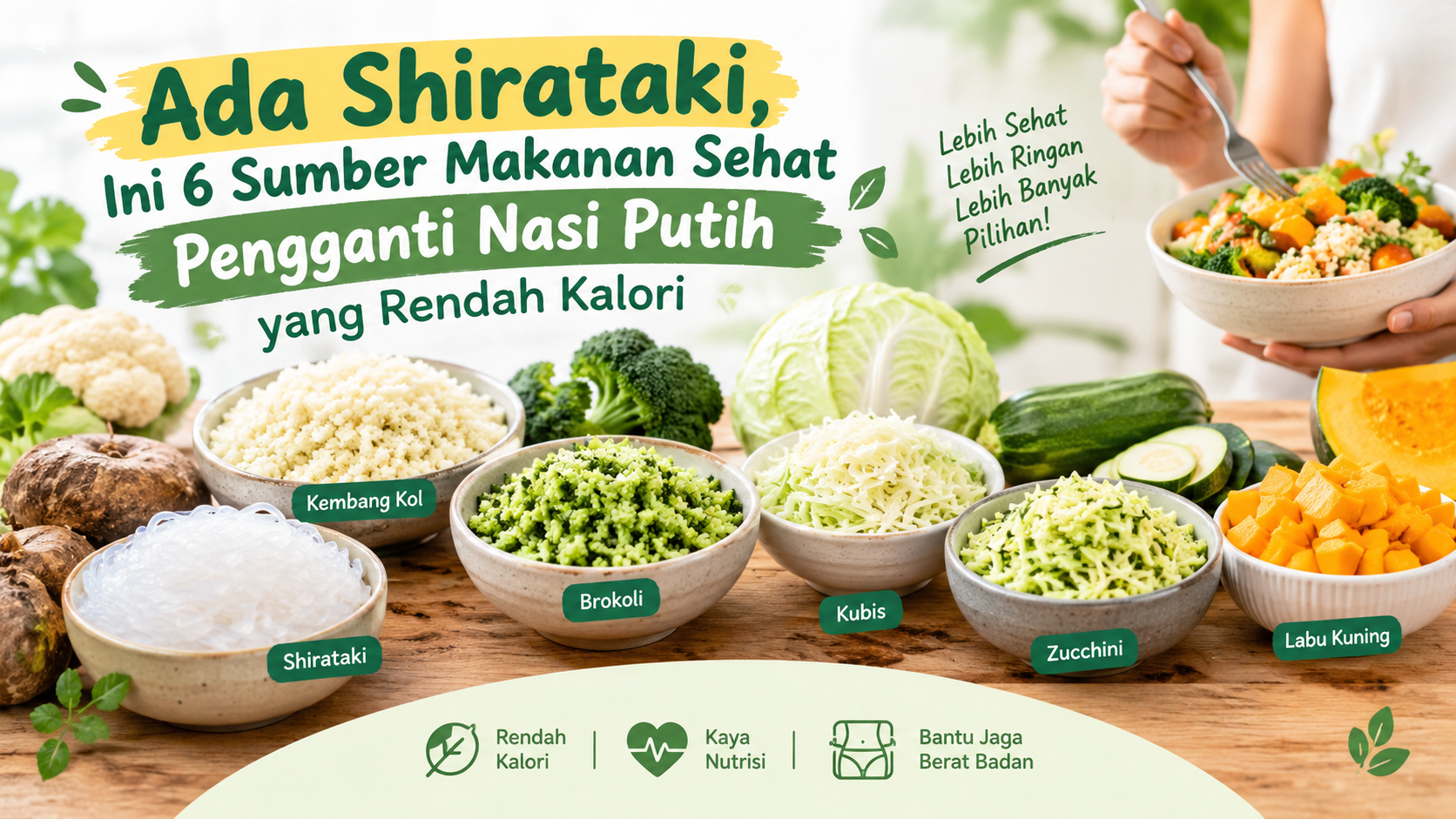 makanan pengganti nasi putih