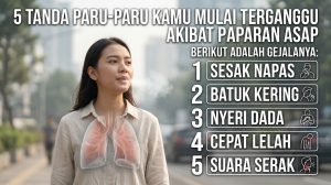 5 Tanda Paru-Paru Mulai Terganggu Akibat Paparan Asap, Jangan Abaikan!