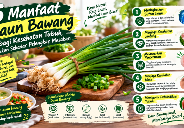 manfaat daun bawang bagi kesehatan