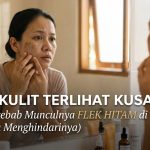 penyebab flek hitam di wajah