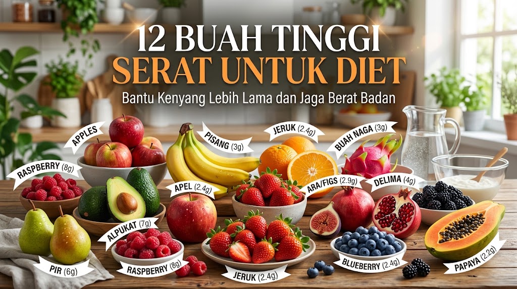 Berat Badan Sulit Turun? Tambahkan Buah Kaya Serat Ini ke Menu Harian