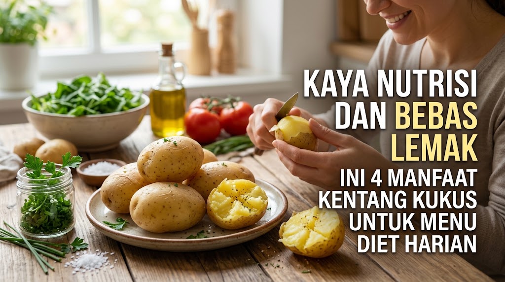 Cocok untuk Menu Diet! Ini 4 Manfaat Kentang Kukus bagi Kesehatan Tubuh