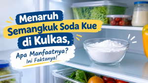 manfaat soda kue di kulkas