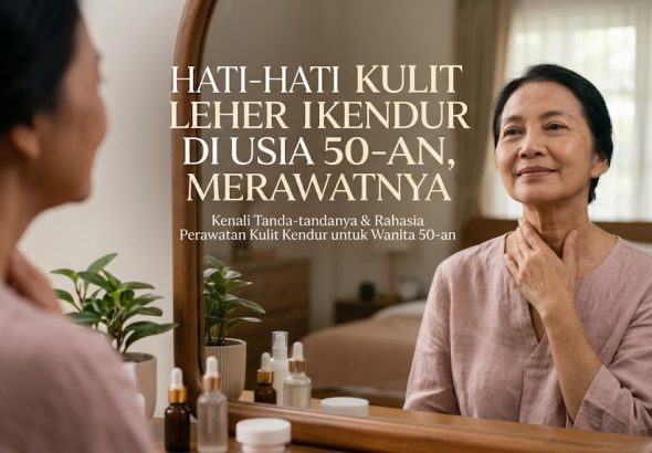 Kulit Leher Kendur di Usia 50-an? Ini 9 Cara Merawatnya Agar Tetap Kencang