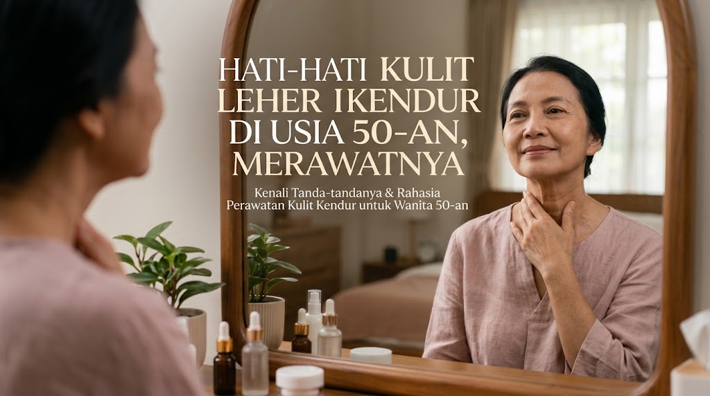 Kulit Leher Kendur di Usia 50-an? Ini 9 Cara Merawatnya Agar Tetap Kencang