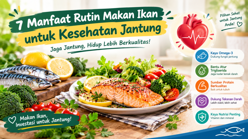 manfaat makan ikan untuk kesehatan jantung