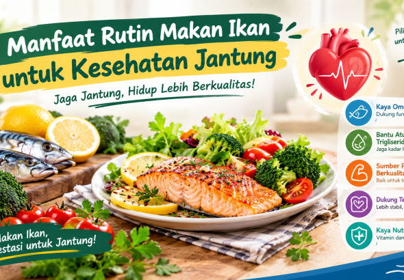 manfaat makan ikan untuk kesehatan jantung