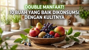 buah yang baik dikonsumsi dengan kulitnya