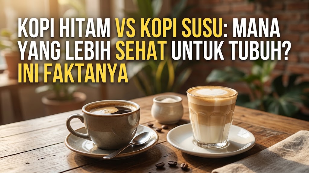 kopi hitam vs kopi susu