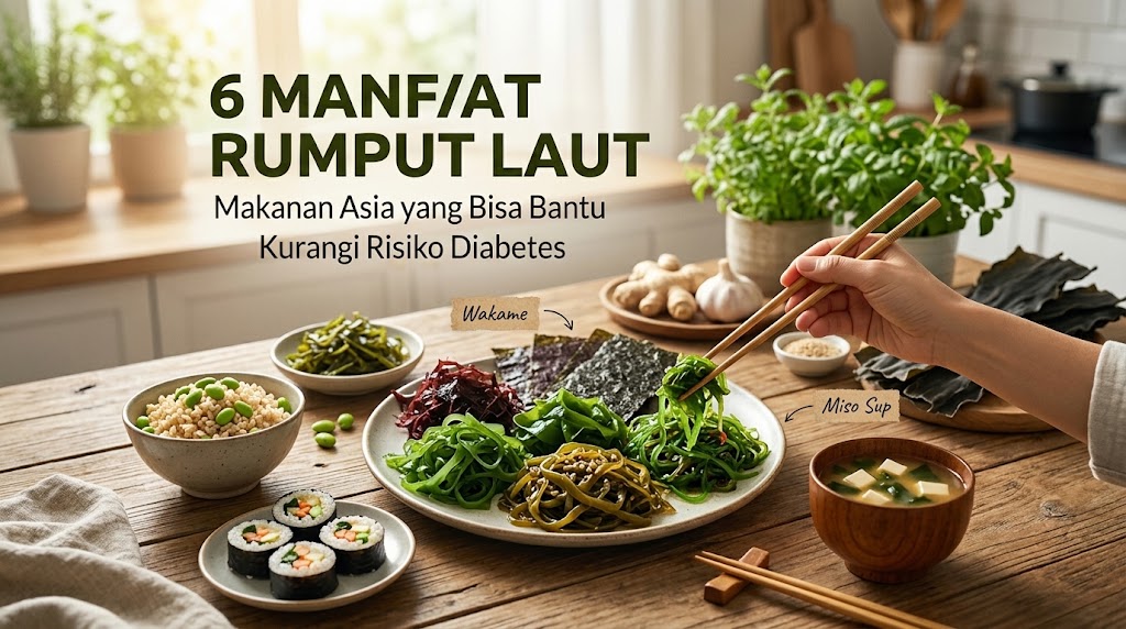 6 Manfaat Rumput Laut, Makanan Asia yang Bisa Bantu Kurangi Risiko Diabetes